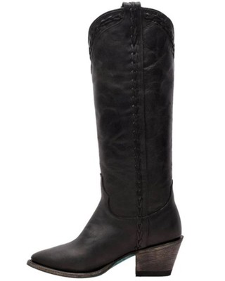 Pre-owned Lane Women's Everyday Emma Western Boot - Medium Toe - Lb0471f 6 M In Black