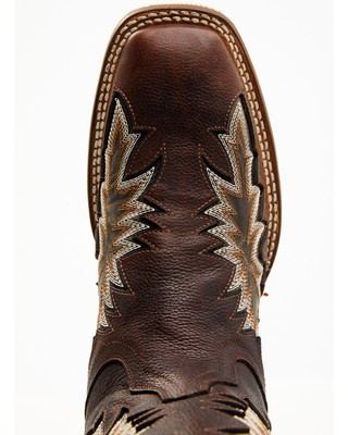 Pre-owned Dan Post Men's 11" Desert Goat Western Performance Boot Broad Square Toe - In Brown
