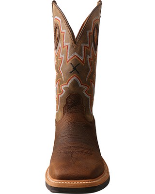 Pre-owned Twisted X Men's Lite Western Work Boot - Alloy Toe - Mlca001 In Brown