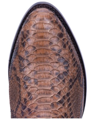 Pre-owned Dan Post Men's Manning Exotic Python Western Boot - Medium Toe - Dp3037 In Bay Apache