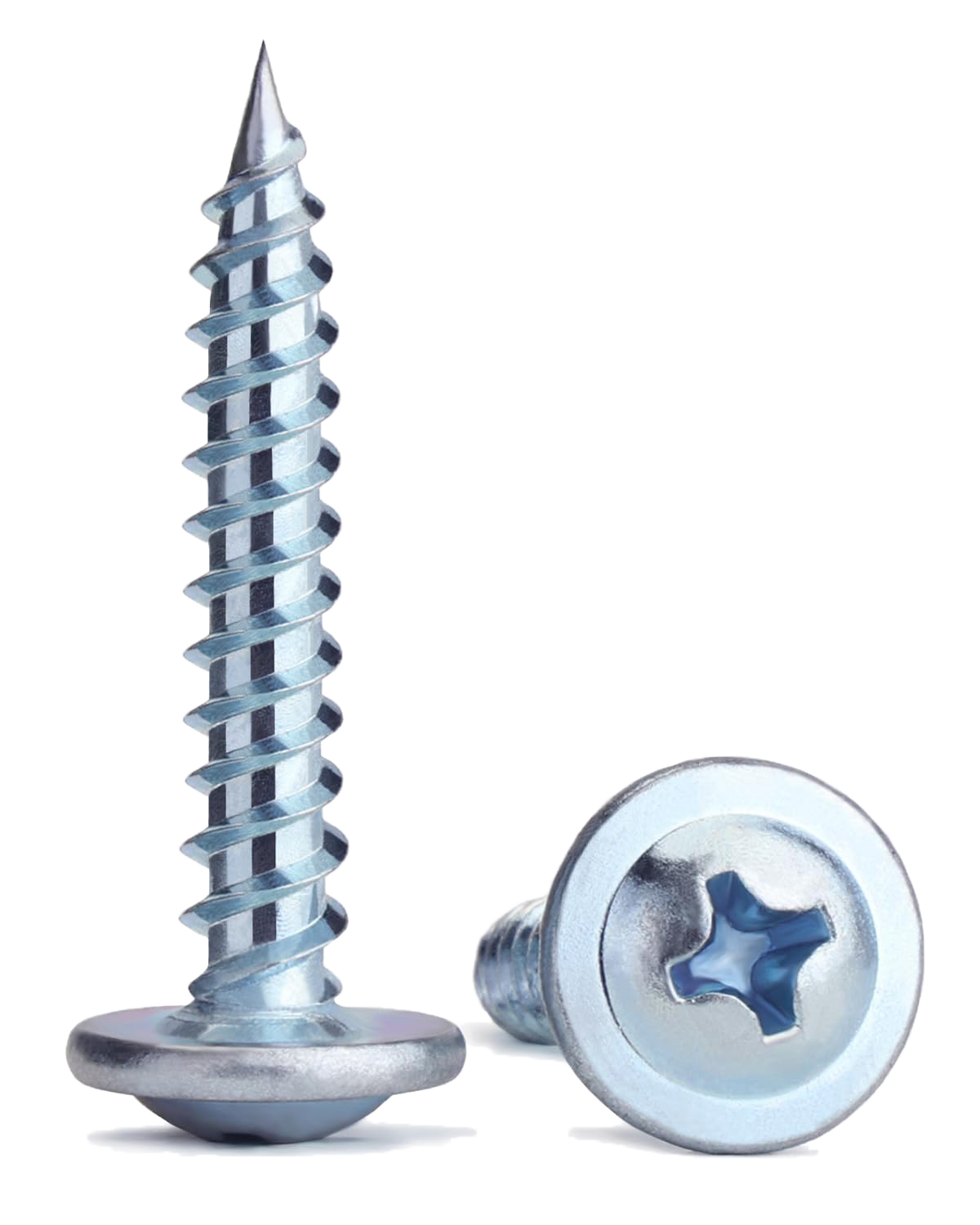 #8 Zinc Plated Phillips Wafer Modified Truss Head Self Tapping Wood Dura-Screws