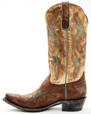 Pre-owned Old Gringo Women's Diego Heavy Western Boot - Snip Toe - L 3611-1 In Gold
