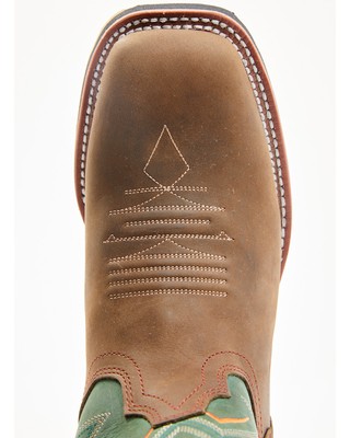 Pre-owned Dan Post Men's Arrowhead Western Performance Boot - Broad Square Toe - Dp6012 In Brown