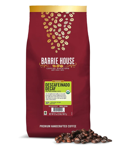 Barrie House Descafeinado Decaf Whole Bean Coffee | Fair 2 Pound (Pack of 1)