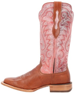 Pre-owned Durango Women's Arena Pro Western Boot - Broad Square Toe - Drd0454 In Red