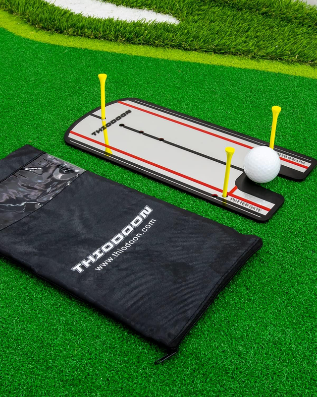 Golf Putting Alignment Mirror with Golf Putter Line Putting Mirror Training Aid