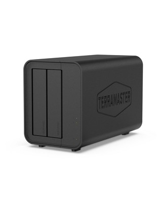 TERRAMASTER F2-212 2Bay NAS - Quad Core CPU DDR4 RAM Personal Private Cloud H...