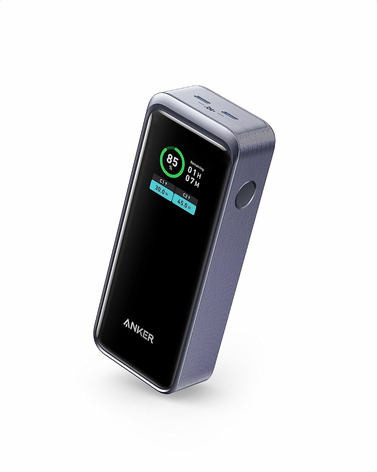 Anker Prime Power Bank （12,000mAh、130W） Anker Prime Power Bank 12000mAh Battery Dual USB-C Portable