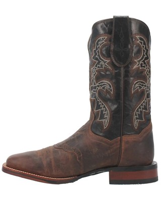 Pre-owned Dan Post Men's Gel-flex Western Certified Performance Boot Broad Square Toe - In Beige