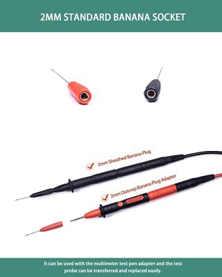 Electrical Back Probe Needles 8pcs Back Probe Kit Automotive For Instrument Part