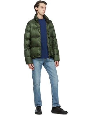 Pre-owned Holubar Mens Down Mustang Jacket Large Deep Green Xl/5