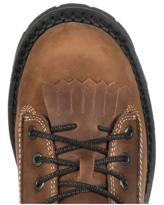 Pre-owned Georgia Boot Men's Comfort Core Waterproof Logger Boot - Soft Toe - Gb00122 In Russett