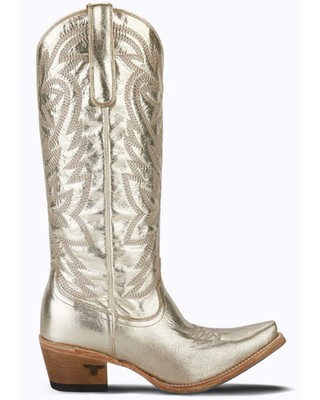 Pre-owned Lane Women's Smokeshow Metallic Tall Western Boot - Snip Toe - Lb0526g