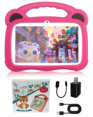 7'' Kids Tablet Toddler Tablet Android 10.0 Tablet PC 2GB 16GB WiFi Dual Camera