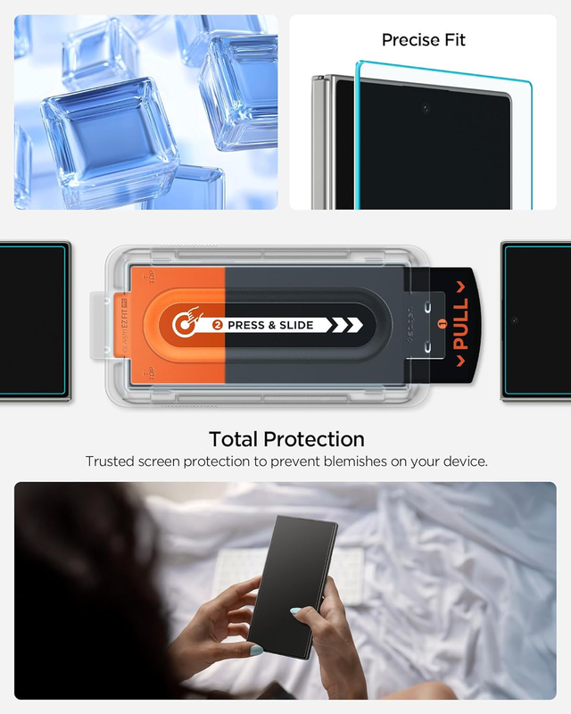 Tempered Glass Screen Protector [GlasTR EZ FIT Pro] designed for Galaxy Z Fold 7