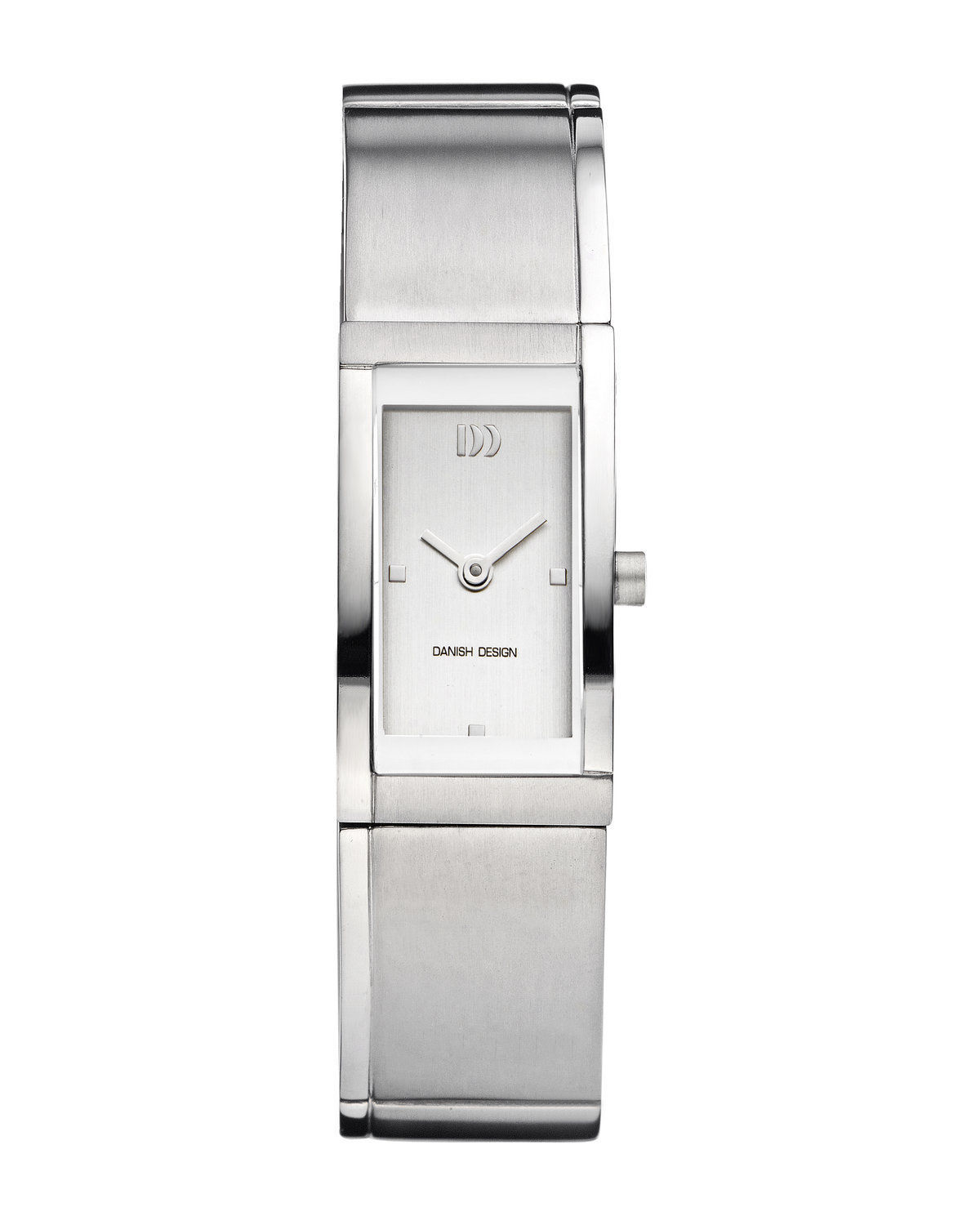 Pre-owned Danish Design Iv62q919 Silver Tone Dial Titanium Classic Quartz Women's Watch