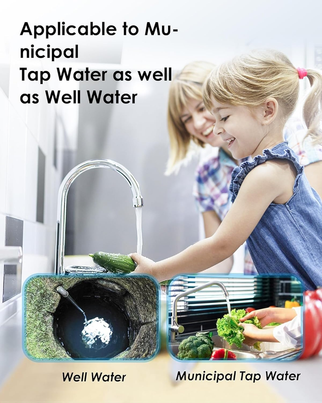 Whole House Water Filter System, with Carbon Filter and Sediment Filter, 5-Stage
