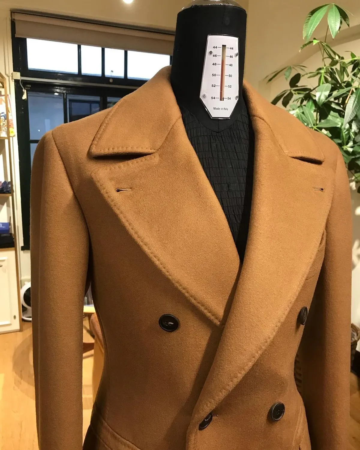 Cashmere Men's Long Overcoats Double Breasted Wool Business Casual Outdoor Wear