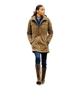 Pre-owned Ariat Women's Argentium Parka - 10037447 In Brown