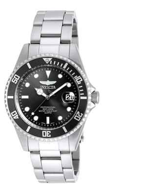 Invicta 8932OB Men's Pro Diver Black Dial SS Bracelet Dive...