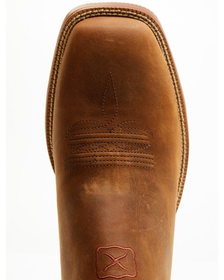 Pre-owned Twisted X Men's 4&quot; Tech X&trade; Chelsea Boot - Broad Square Toe - Mxtr008 In Rust Copper