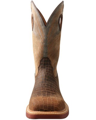 Pre-owned Twisted X Men's Camian Print Work Boot - Nano Composite Toe - Mxbn005 In Brown