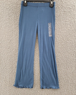 EPIC THREADS Flare Leggings Girls 6X Ink Blue Pull On Style Elastic Waistband~