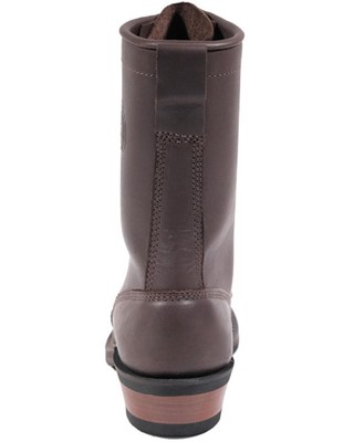 Pre-owned Whites White's Boot Men's Mule Packer 10&quot; Lace-up Work Boot - Round Toe - H7807 In Brown