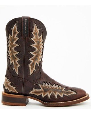 Pre-owned Dan Post Men's 11" Desert Goat Western Performance Boot Broad Square Toe - In Brown