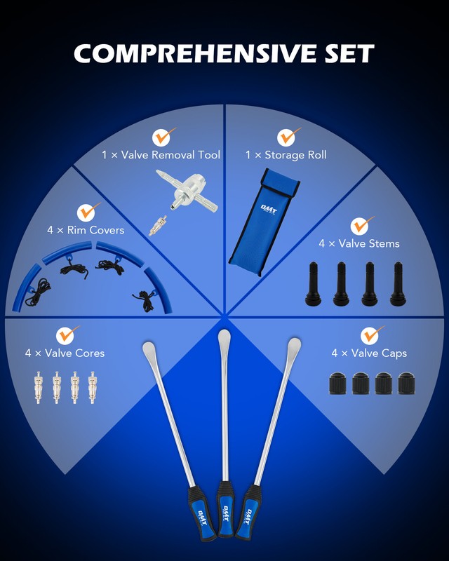 Omt Motorcycle Tire Removal Tool For Motorcycle Dirt Bike Bicycle Tire