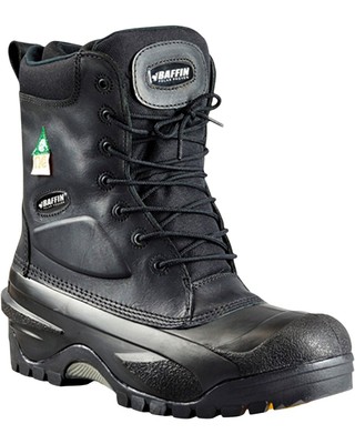 Pre-owned Baffin Men's Workhorse (stp) Safety Boot - Composite Toe Black 12 D