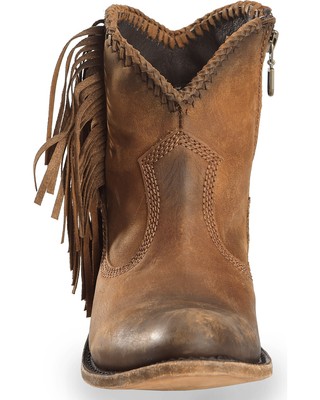 Pre-owned Liberty Black Liberty Women's Vegas Faggio Booties - Round Toe - Lb712320k In Brown