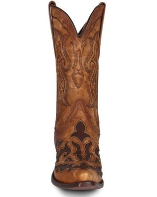 Pre-owned Corral Men's Inaly Western Boot - Snip Toe - A4415 In Beige