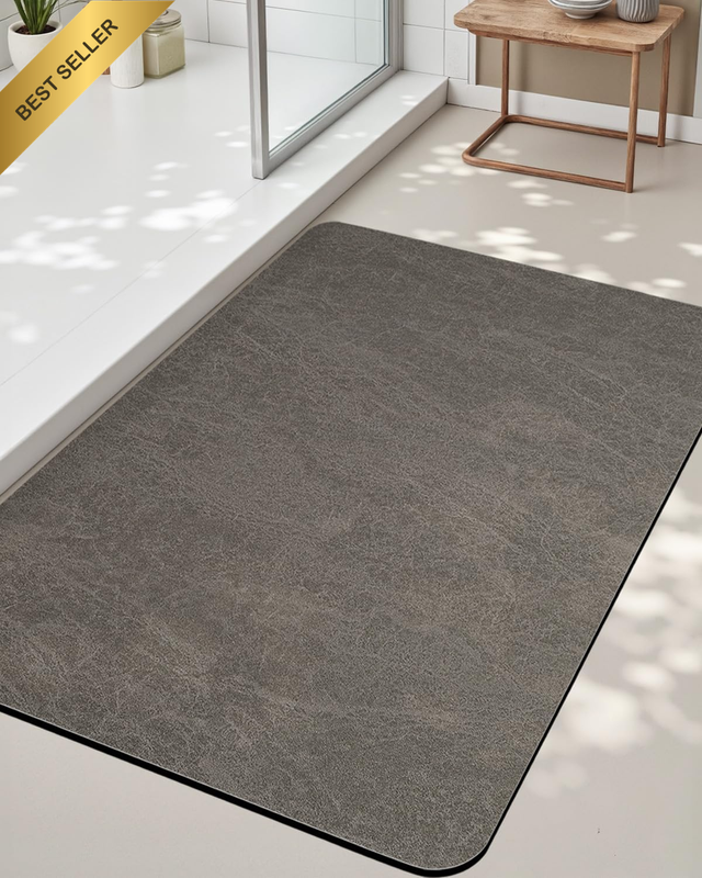 Super Absorbent Bath Mat 40 X 60 Cm, Non-Slip Washable Rugs for Shower Floor, Th