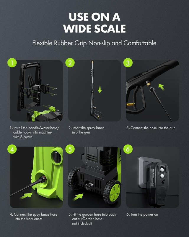 Electric Pressure Washer Power Washers -  1600 PSI Power Washers Electric Powere