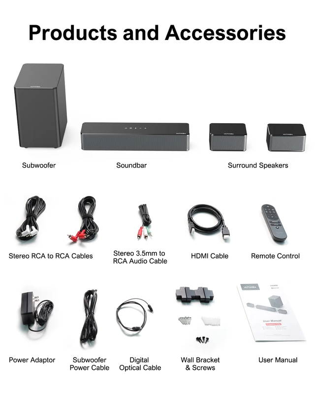 Samsung 5.1 Dolby Atmos Sound Bar with Wireless Subwoofer - Black
