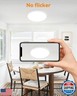 2PACK White Flush Mount LED Ceiling Light, 9Inch 24Watt, 3000k/4500k/6000K, Ultra Slim for Bedroom, Living Room, Kitchen, Hallway, NOT-DIMMABLE