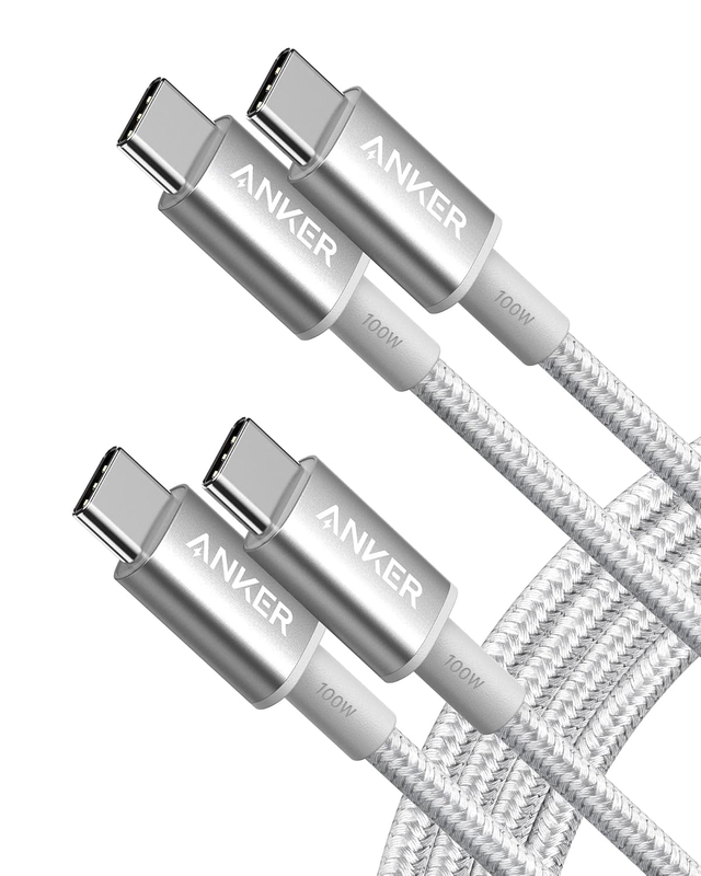 USB C to USB C Cable (6FT, 2Pack), Type-C 100W Charger Cord Fast Charging for iP