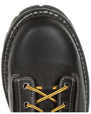 Pre-owned Georgia Boot Men's Amp Lt Logger Work Boot - Composite Toe - Gb00272 In Black