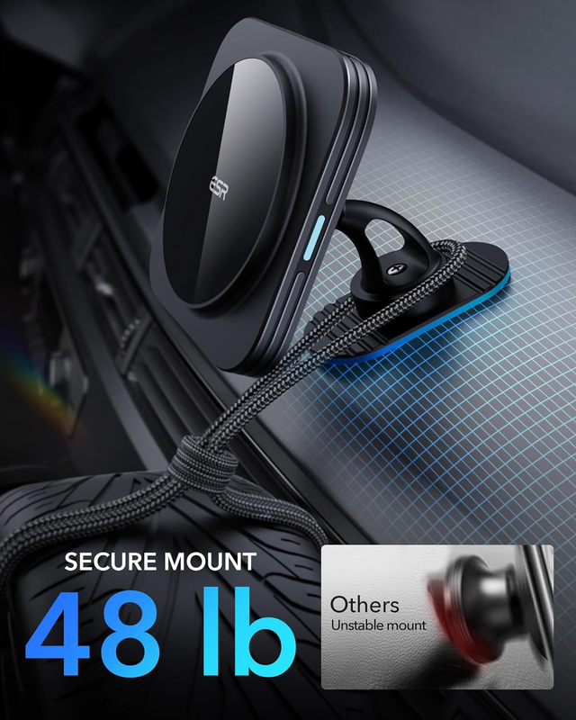 for MagSafe Car Mount Charger[15W Fast Charging], Air Vent Dashboard Magnetic Ph