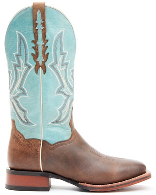 Pre-owned Dan Post Men's Embroidered Western Performance Boot - Broad Square Toe - Dp4972 In Brown