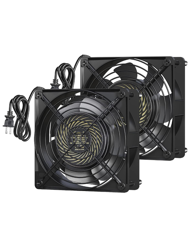 Exhaust Fan 120Mm 120V for Refrigerator Computer Generator Engine DIY Cooling