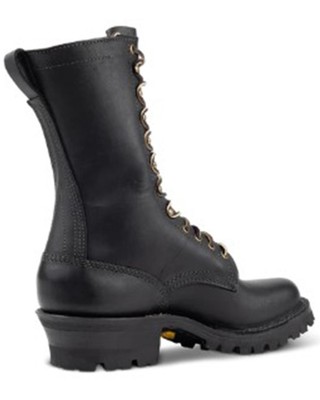 Pre-owned Whites White's Men's Boot Centennial Smokejumper 10" Lace-up Work Round Toe - C409v-blk