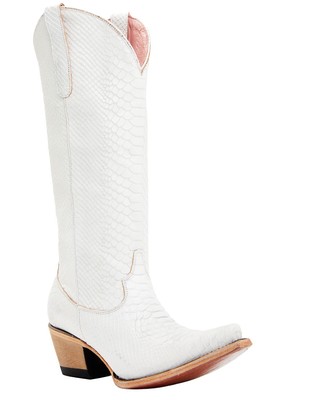 Pre-owned Junk Gypsy By Lane Women's Desert Highway Western Boot - Snip Toe - Jg0064e In Silver