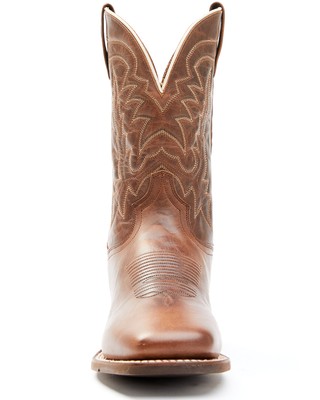Pre-owned Dan Post Men's Dark Western Performance Boot - Broad Square Toe - Dp4960