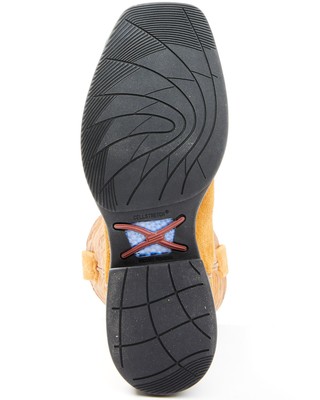Pre-owned Twisted X Men's Cellstretch Western Work Boot - Soft Toe - Mxw0001 In Brown