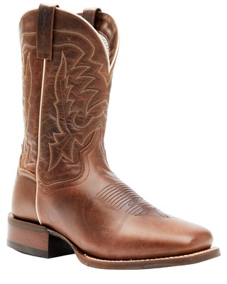 Pre-owned Dan Post Men's Dark Western Performance Boot - Broad Square Toe - Dp4960
