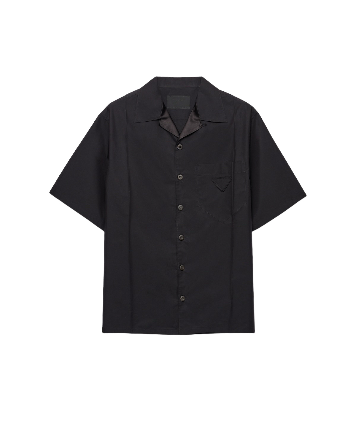 PRADA ブラック 半袖シャツ PRADA 半袖 シャツ SC449 1WQ8 Re－Nylon メタルロゴ(505957452