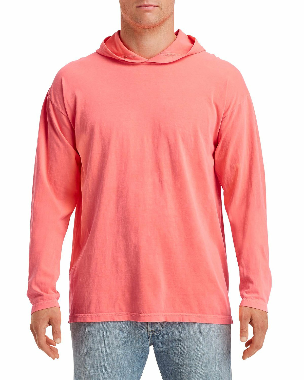 Comfort Colors 4900 3 PACK Garment Dyed Hooded Long Sleeve Tee eBay