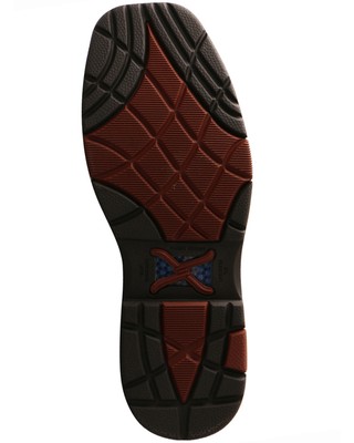 Pre-owned Twisted X Women's Cellstretch Western Work Boot - Composite Toe - Wxbn001 In Brown